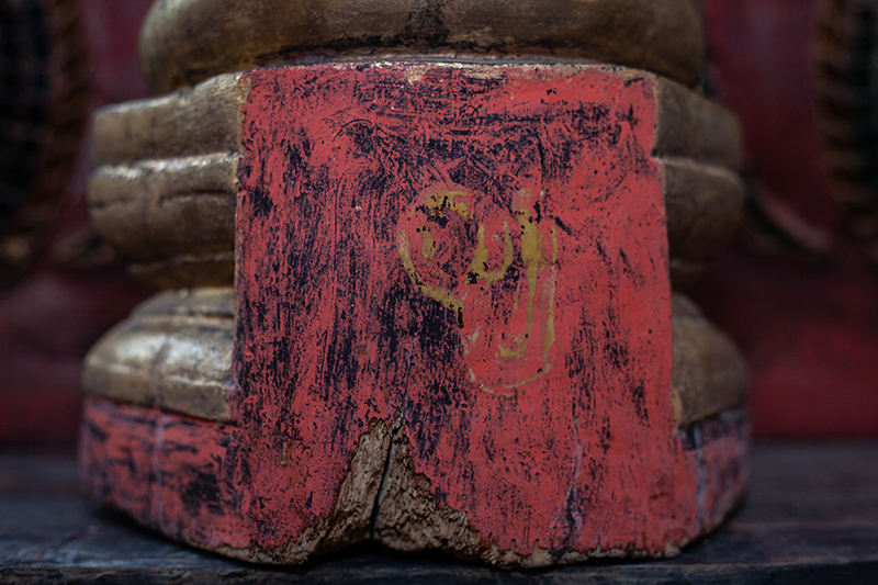 Extremely Rare 18C Wood Shan Burmese Buddha #DW099